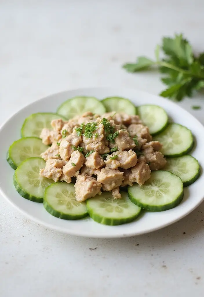 26 Gluten and Dairy Free Snack Recipes for Healthy Eating 100 26 Gluten and Dairy Free Snack Recipes for Healthy Eating - 16. Cucumber Bites with Tuna Salad