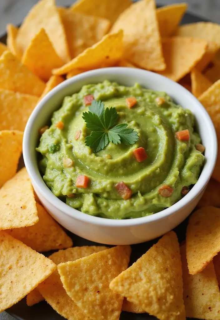 26 Gluten and Dairy Free Snack Recipes for Healthy Eating 121 26 Gluten and Dairy Free Snack Recipes for Healthy Eating - 19. Homemade Guacamole and Corn Tortilla Chips