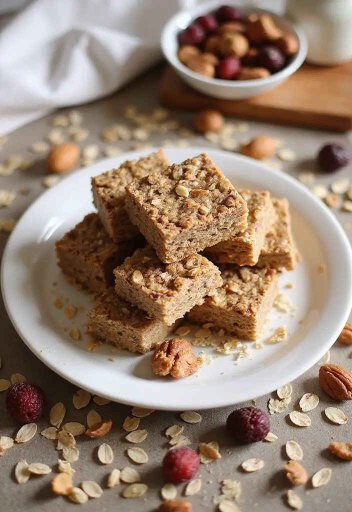 26 Gluten and Dairy Free Snack Recipes for Healthy Eating 164 26 Gluten and Dairy Free Snack Recipes for Healthy Eating - 26. Muesli Bars