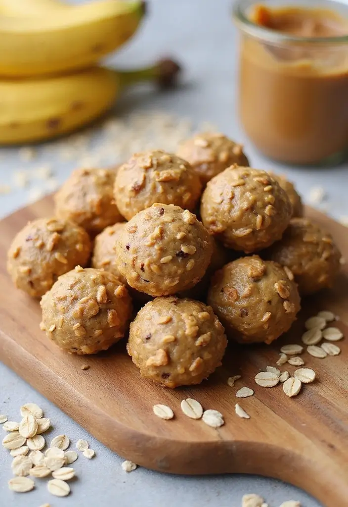 26 Gluten and Dairy Free Snack Recipes for Healthy Eating 13 26 Gluten and Dairy Free Snack Recipes for Healthy Eating - 3. Banana Oatmeal Energy Bites