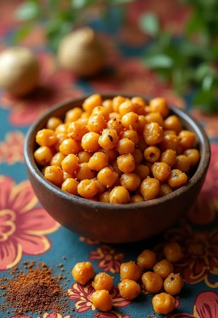 26 Gluten and Dairy Free Snack Recipes for Healthy Eating 18 26 Gluten and Dairy Free Snack Recipes for Healthy Eating - 4. Roasted Chickpeas Snack
