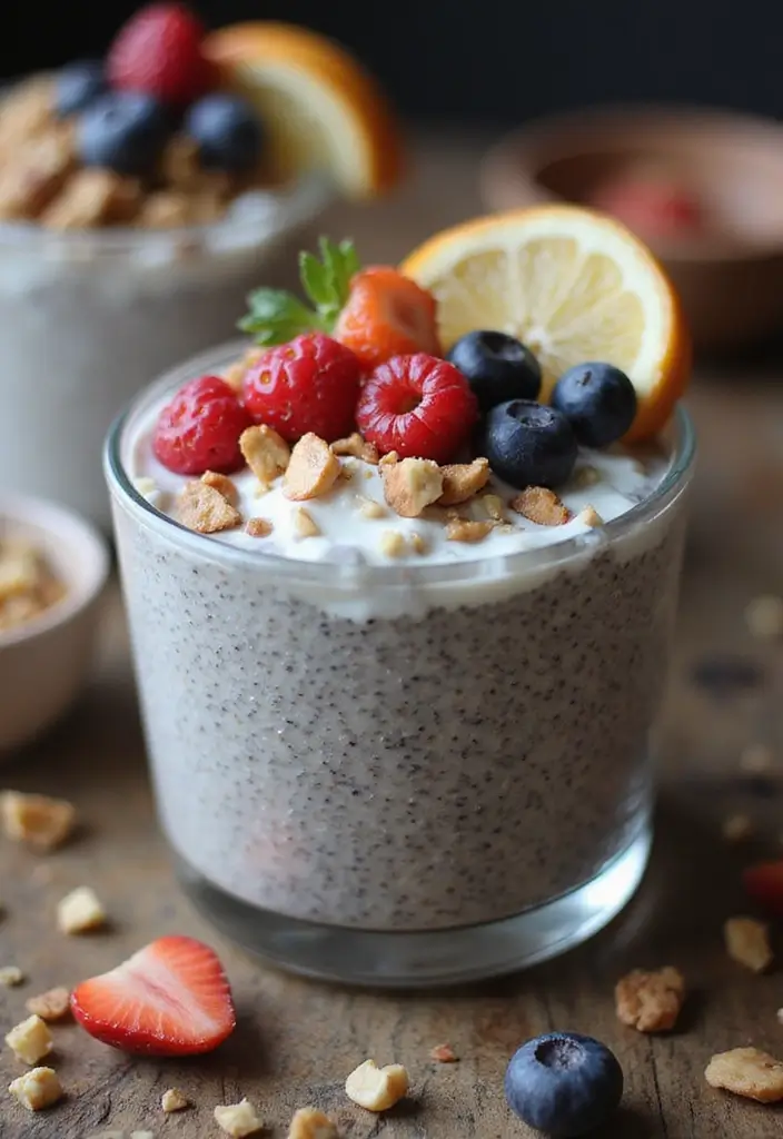 26 Healthy Greek Yogurt Snack Recipes Packed with Protein - 10. Greek Yogurt Chia Seed Pudding