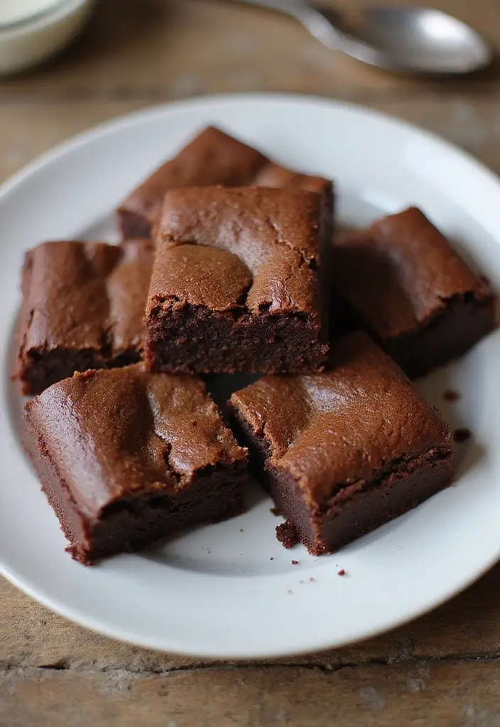 26 Healthy Greek Yogurt Snack Recipes Packed with Protein - 14. Greek Yogurt Brownies