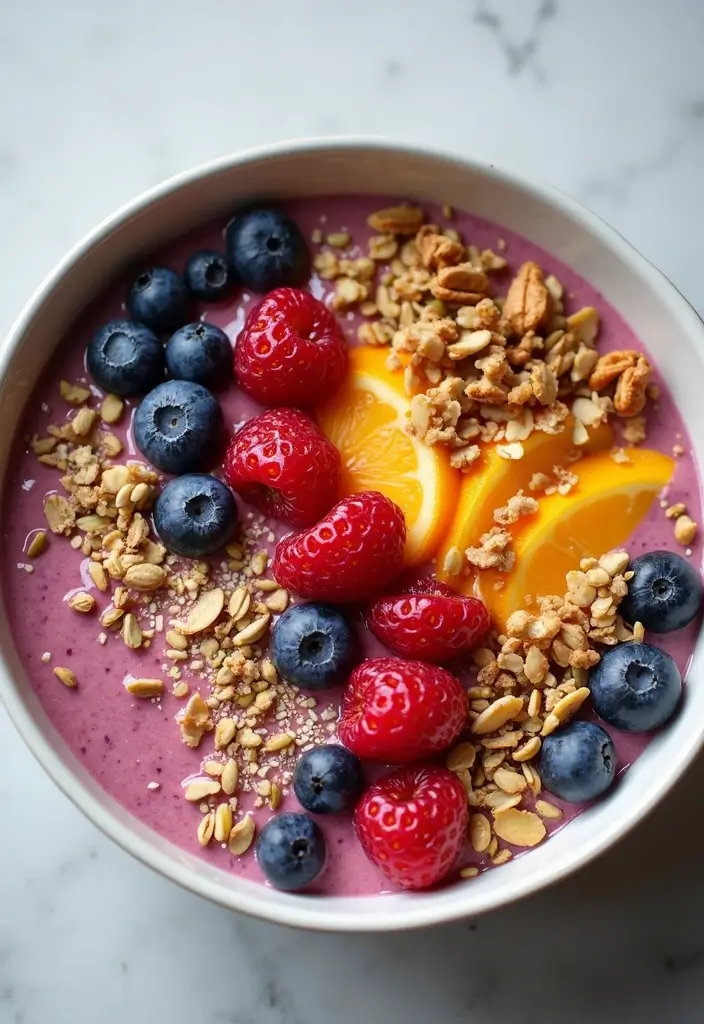 26 Healthy Greek Yogurt Snack Recipes Packed with Protein - 3. Greek Yogurt Smoothie Bowl