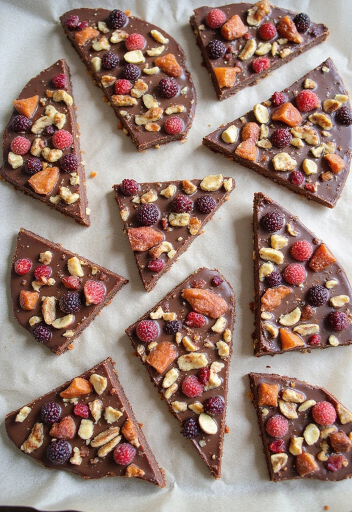 26 Healthy Greek Yogurt Snack Recipes Packed with Protein - 9. Greek Yogurt Chocolate Bark