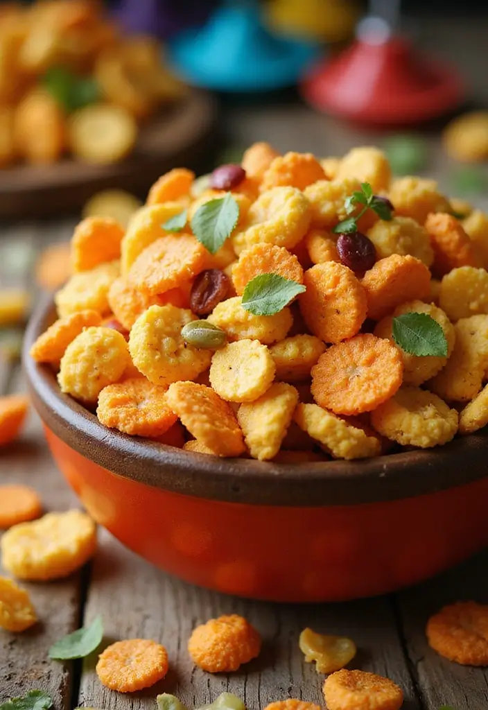 26 Healthy Snack Mix Recipes for Anytime Crunch 113 26 Healthy Snack Mix Recipes for Anytime Crunch - 17. Fiesta Corn Snack Mix