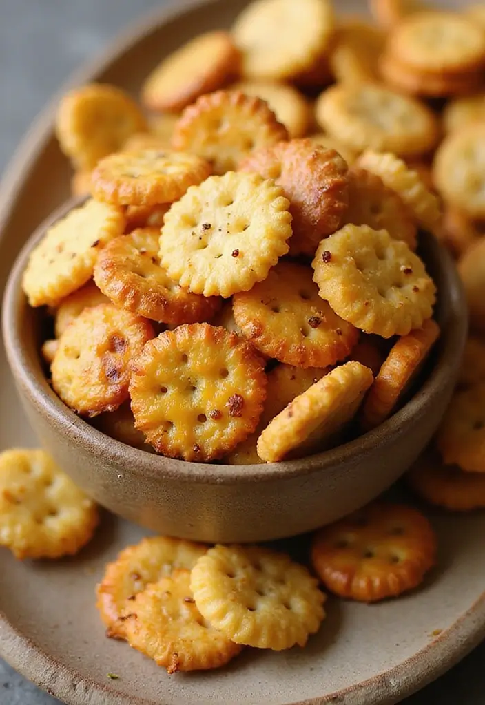 26 Healthy Snack Mix Recipes for Anytime Crunch 160 26 Healthy Snack Mix Recipes for Anytime Crunch - 24. Cheesy Garlic Snack Mix