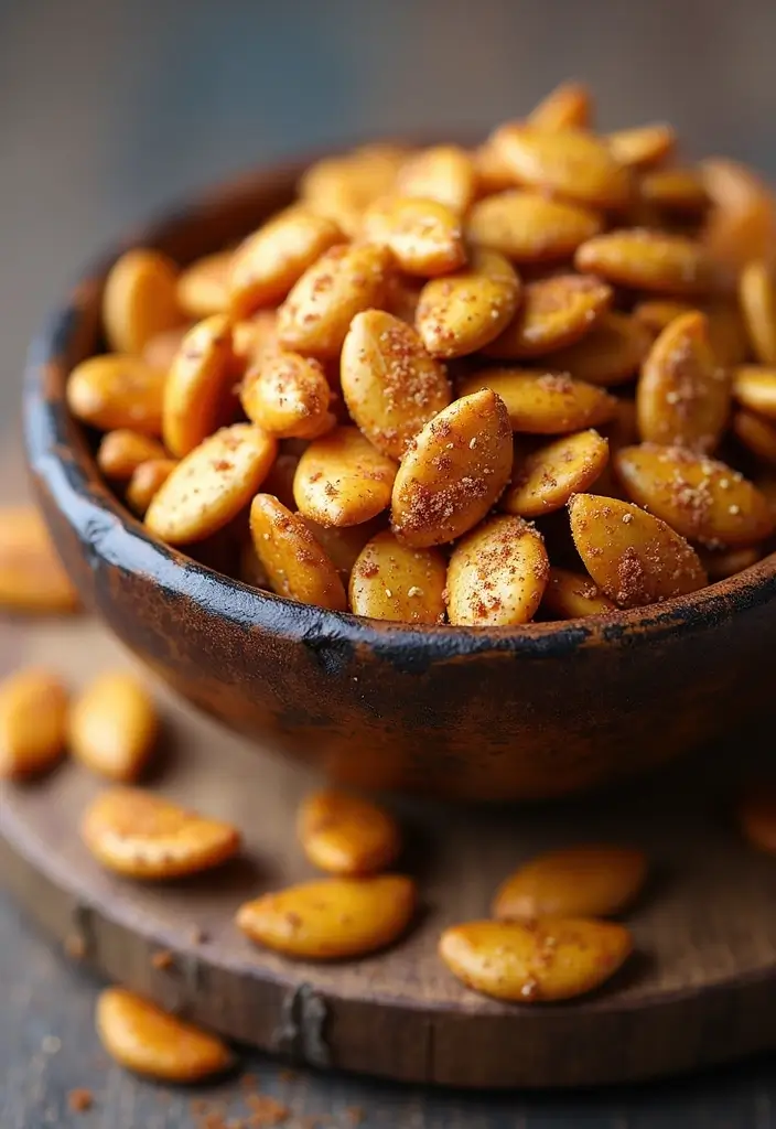 26 Healthy Snack Mix Recipes for Anytime Crunch 22 26 Healthy Snack Mix Recipes for Anytime Crunch - 4. Spiced Pumpkin Seed Snack Mix