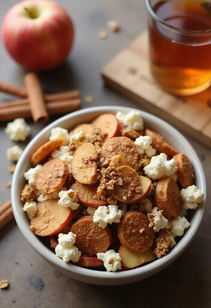 26 Healthy Snack Mix Recipes for Anytime Crunch 36 26 Healthy Snack Mix Recipes for Anytime Crunch - 6. Cinnamon Apple Snack Mix