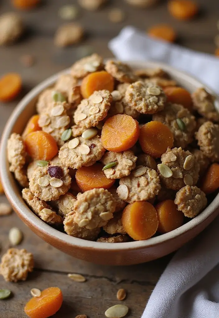 26 Healthy Snack Mix Recipes for Anytime Crunch 57 26 Healthy Snack Mix Recipes for Anytime Crunch - 9. Chewy Oatmeal Snack Mix