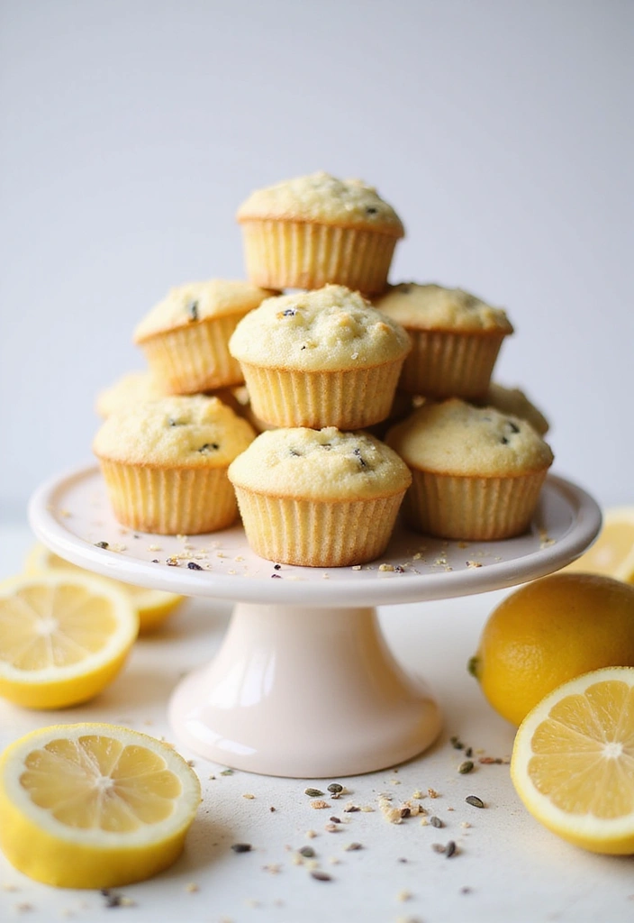 26 Quick Snack Recipes for Tea Time Moments 56 26 Quick Snack Recipes for Tea Time Moments - 10. Lemon Poppy Seed Mini Muffins