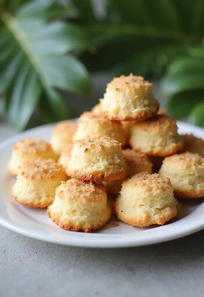 26 Quick Snack Recipes for Tea Time Moments 96 26 Quick Snack Recipes for Tea Time Moments - 16. Coconut Macaroons
