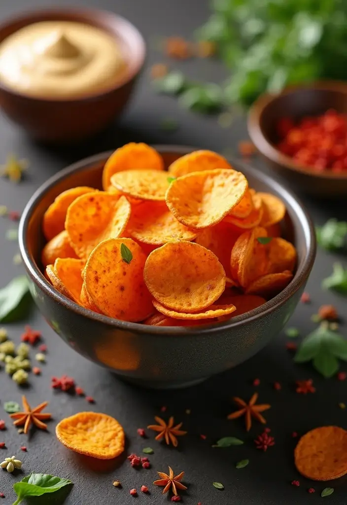 26 Quick Snack Recipes for Tea Time Moments 29 26 Quick Snack Recipes for Tea Time Moments - 5. Sweet Potato Chips