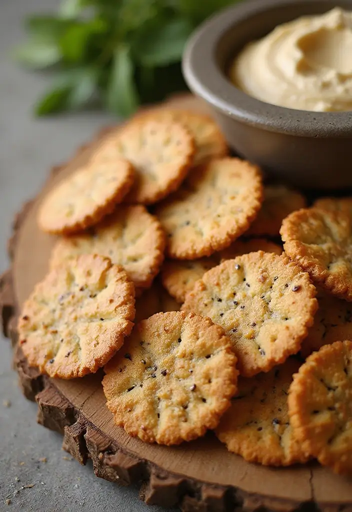 26 Snack Crackers Recipes No Bake and Simple 1 26 Snack Crackers Recipes No Bake and Simple - 1. Nutty Seed Crackers