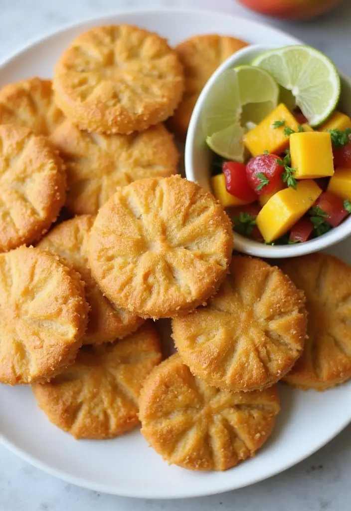 26 Snack Crackers Recipes No Bake and Simple 81 26 Snack Crackers Recipes No Bake and Simple - 13. Exotic Mango Coconut Crackers