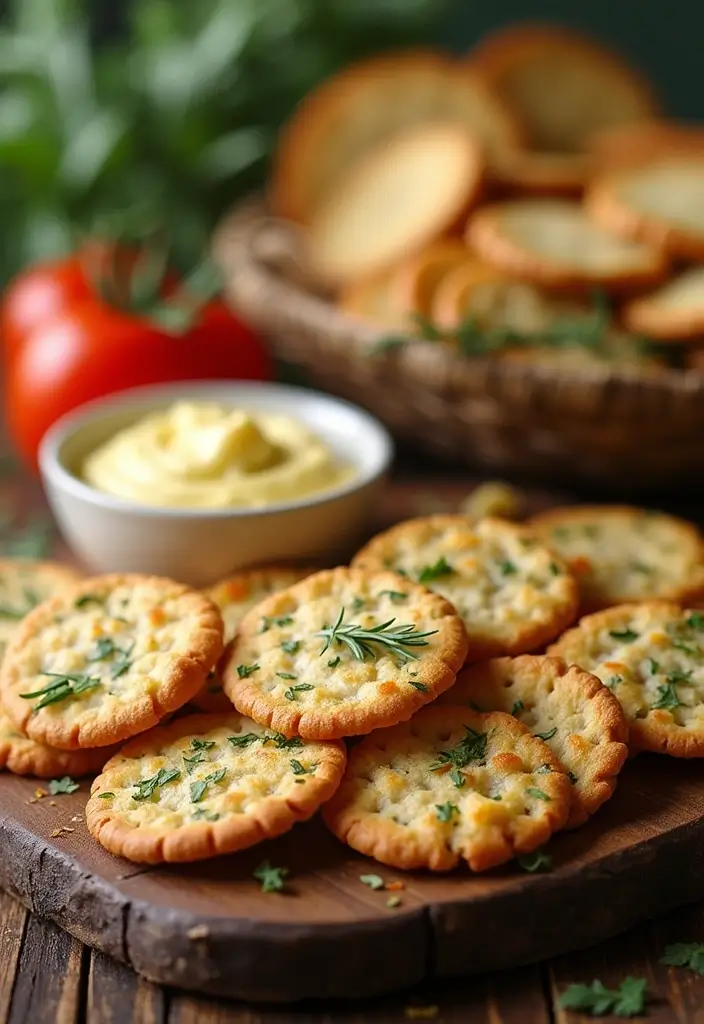 26 Snack Crackers Recipes No Bake and Simple 88 26 Snack Crackers Recipes No Bake and Simple - 14. Savory Cheese and Herb Crackers