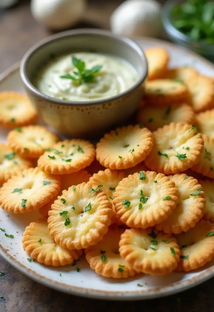 26 Snack Crackers Recipes No Bake and Simple 102 26 Snack Crackers Recipes No Bake and Simple - 16. Tasty Herb and Garlic Crackers