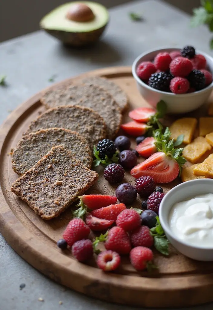 26 Snack Crackers Recipes No Bake and Simple 135 26 Snack Crackers Recipes No Bake and Simple - 21. Chia Seed and Berry Crackers