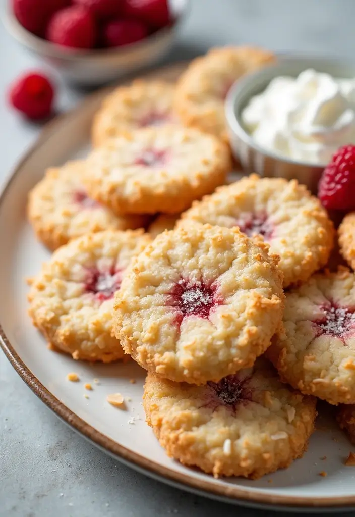 26 Snack Crackers Recipes No Bake and Simple 149 26 Snack Crackers Recipes No Bake and Simple - 23. Sweet Coconut Raspberry Crackers