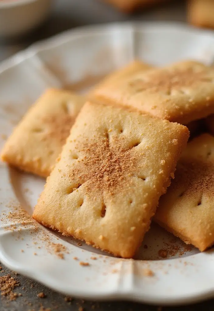 26 Snack Crackers Recipes No Bake and Simple 22 26 Snack Crackers Recipes No Bake and Simple - 4. Sweet Cinnamon Sugar Crackers