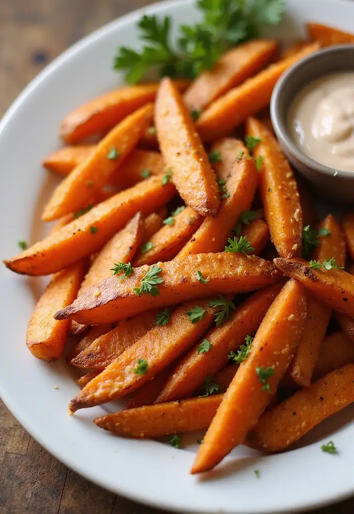 27 Air Fryer Snack Recipes for Fast and Crispy Bites 1 27 Air Fryer Snack Recipes for Fast and Crispy Bites - 1. Crispy Air Fryer Sweet Potato Fries
