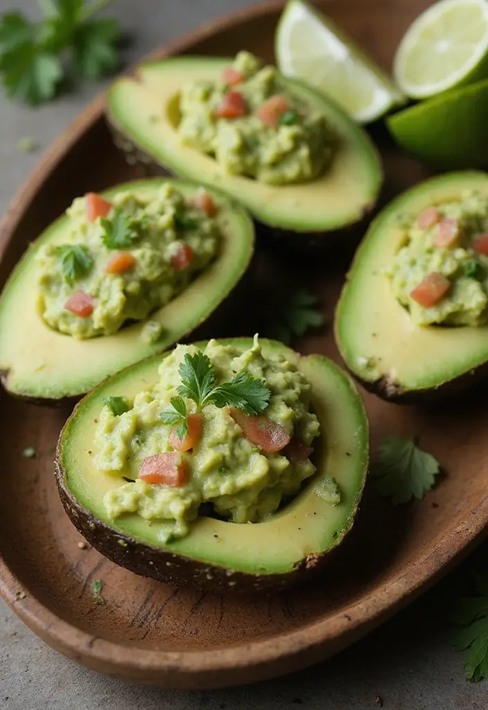 27 Air Fryer Snack Recipes for Fast and Crispy Bites 81 27 Air Fryer Snack Recipes for Fast and Crispy Bites - 13. Air Fryer Guacamole-Stuffed Avocados
