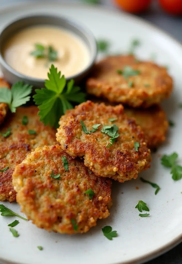 27 Air Fryer Snack Recipes for Fast and Crispy Bites 102 27 Air Fryer Snack Recipes for Fast and Crispy Bites - 16. Air Fryer Quinoa Fritters