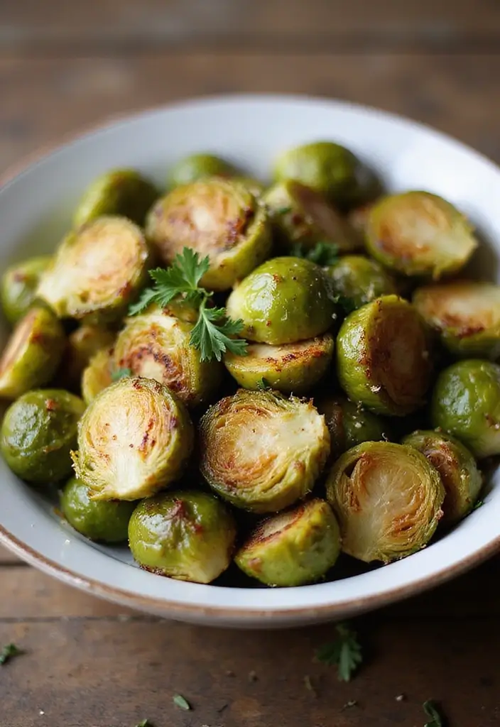 27 Air Fryer Snack Recipes for Fast and Crispy Bites 135 27 Air Fryer Snack Recipes for Fast and Crispy Bites - 21. Air Fryer Parmesan Brussels Sprouts