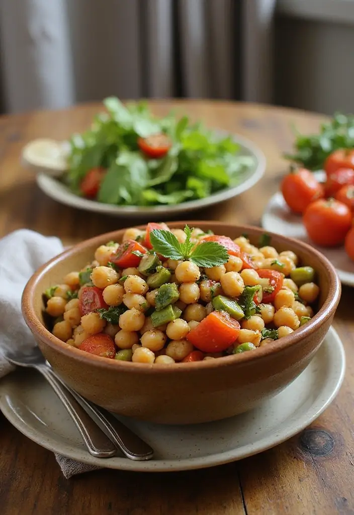 27 Air Fryer Snack Recipes for Fast and Crispy Bites 154 27 Air Fryer Snack Recipes for Fast and Crispy Bites - 24. Air Fryer Chickpea Salad