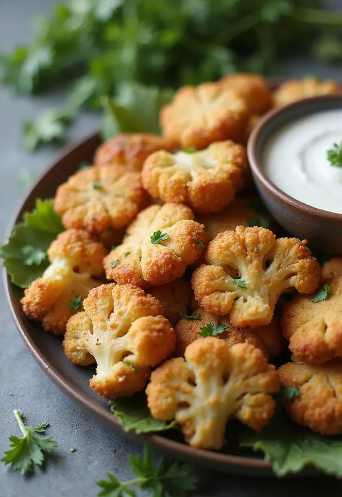 27 Air Fryer Snack Recipes for Fast and Crispy Bites 22 27 Air Fryer Snack Recipes for Fast and Crispy Bites - 4. Air Fryer Cauliflower Bites