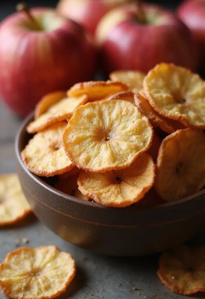 27 Air Fryer Snack Recipes for Fast and Crispy Bites 34 27 Air Fryer Snack Recipes for Fast and Crispy Bites - 6. Air Fryer Apple Chips
