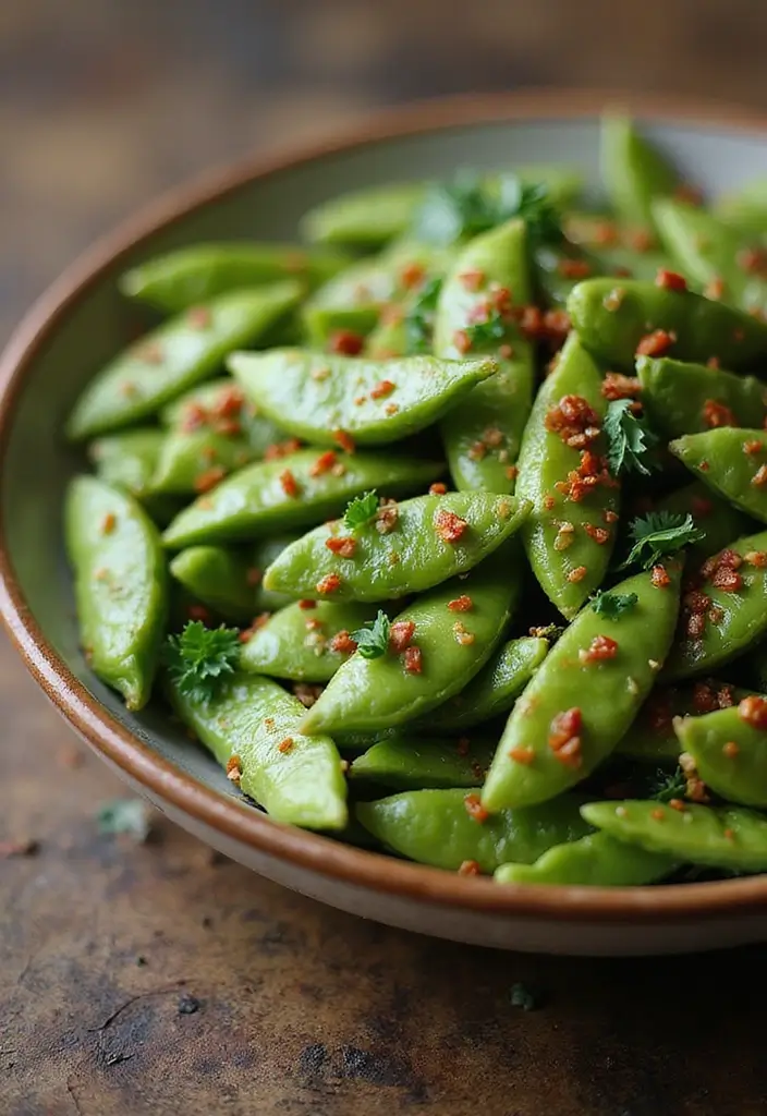 27 Air Fryer Snack Recipes for Fast and Crispy Bites 41 27 Air Fryer Snack Recipes for Fast and Crispy Bites - 7. Air Fryer Spicy Edamame