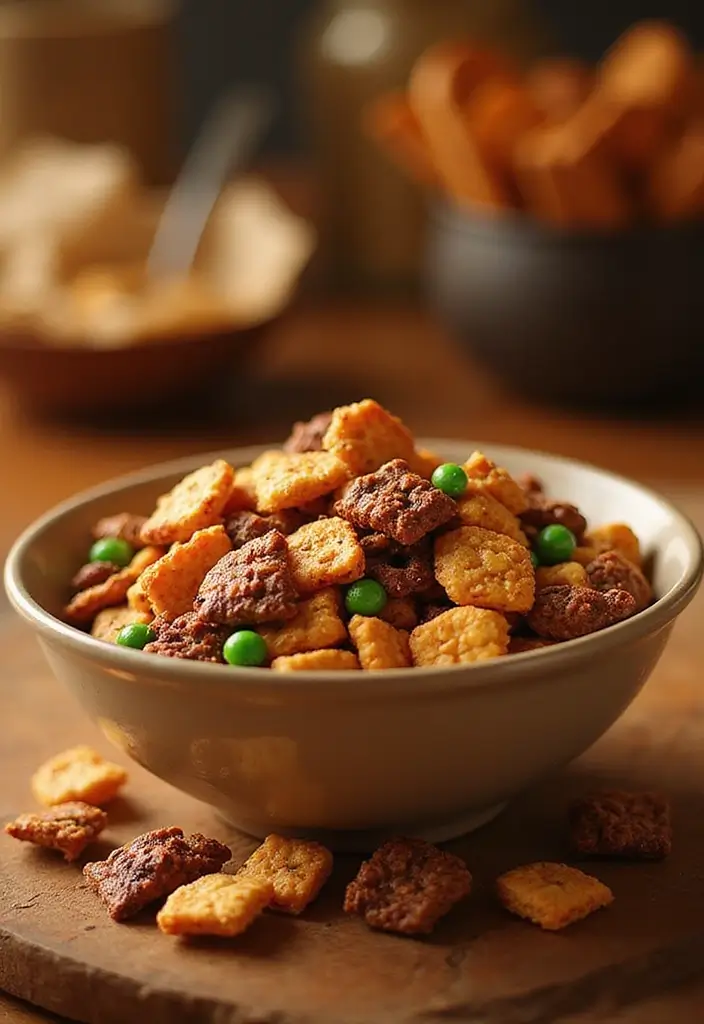 27 Bugles Snack Mix Recipes for Sweet and Savory Bites 111 27 Bugles Snack Mix Recipes for Sweet and Savory Bites - 17. Bugles Chocolate Peanut Butter Mix