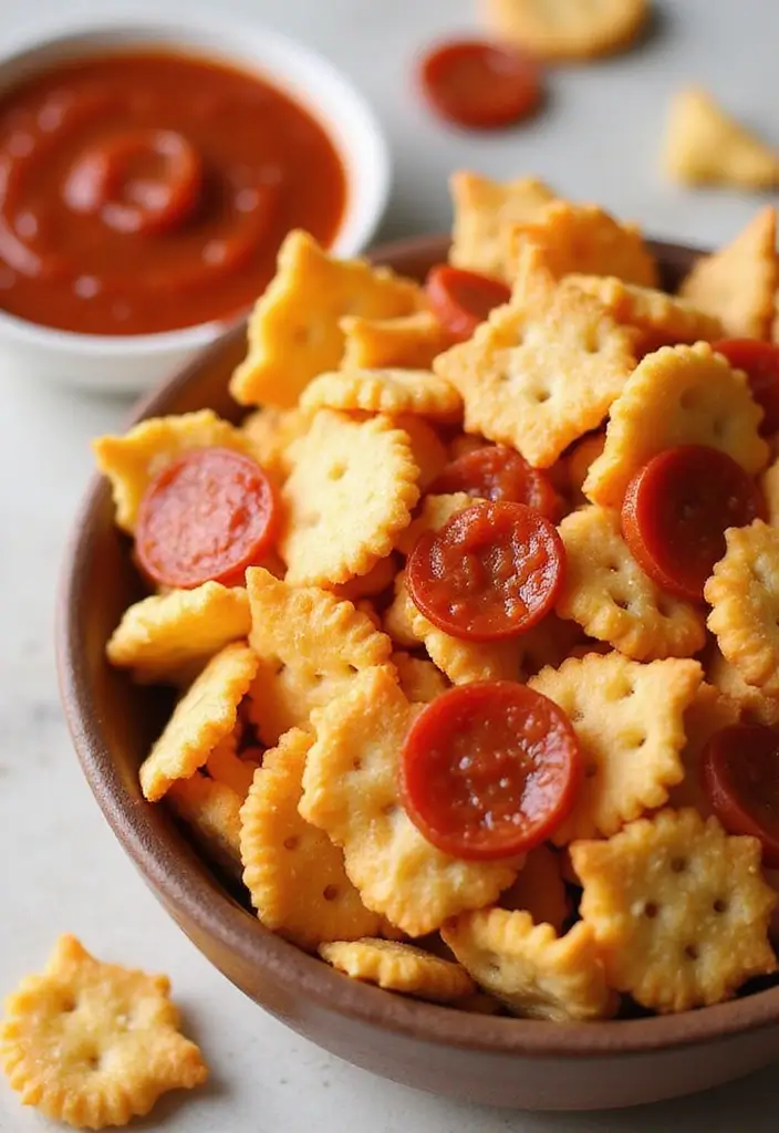27 Bugles Snack Mix Recipes for Sweet and Savory Bites 43 27 Bugles Snack Mix Recipes for Sweet and Savory Bites - 7. Bugles Pizza Snack Mix