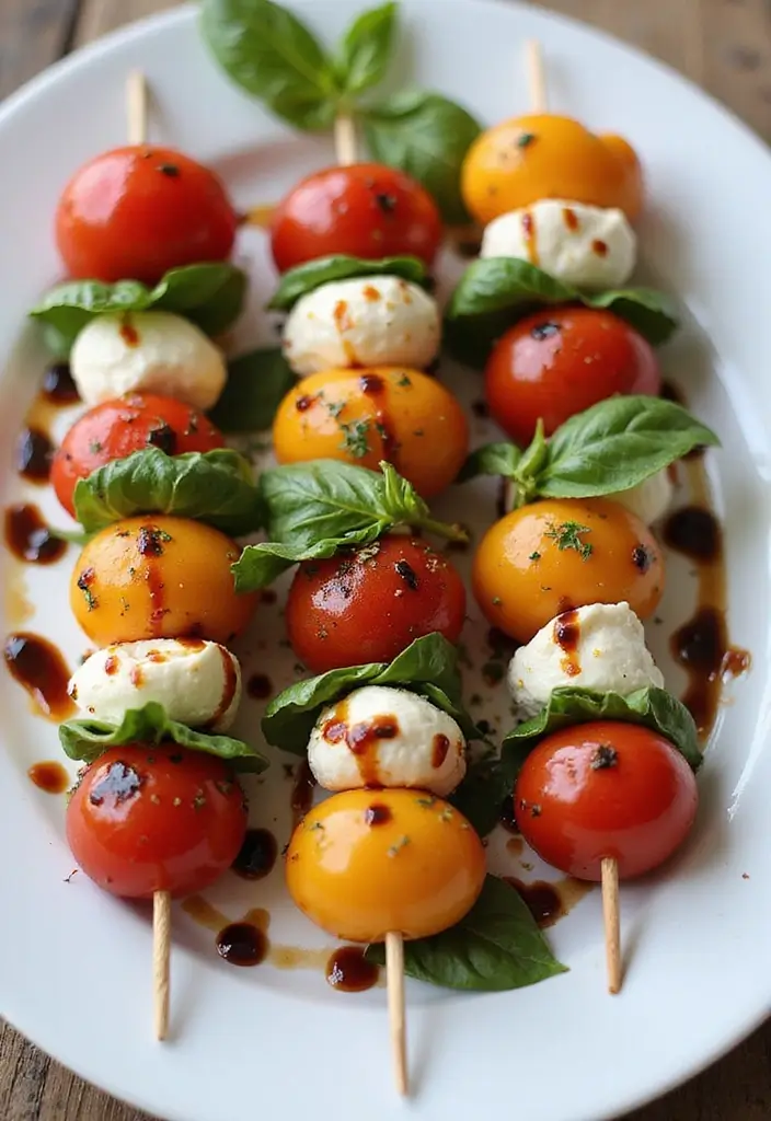 27 Easy After School Snack Recipes Kids Will Love 79 27 Easy After School Snack Recipes Kids Will Love - 13. Caprese Skewers