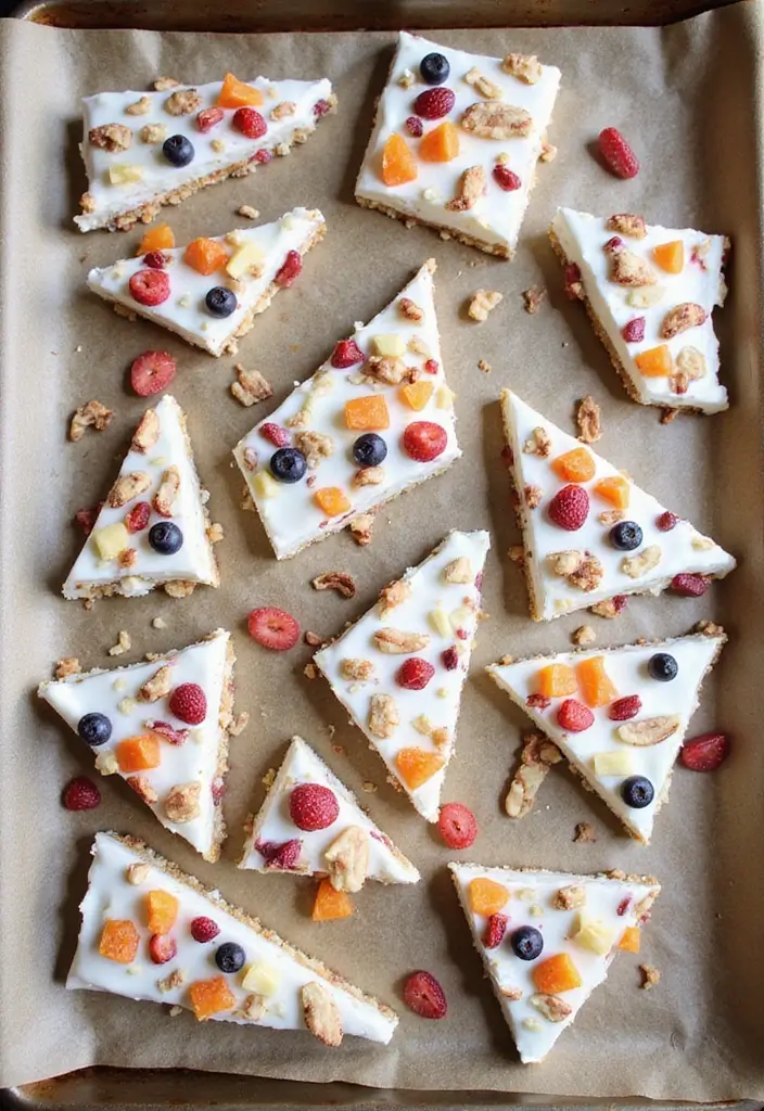 27 Easy After School Snack Recipes Kids Will Love 100 27 Easy After School Snack Recipes Kids Will Love - 16. Frozen Yogurt Bark