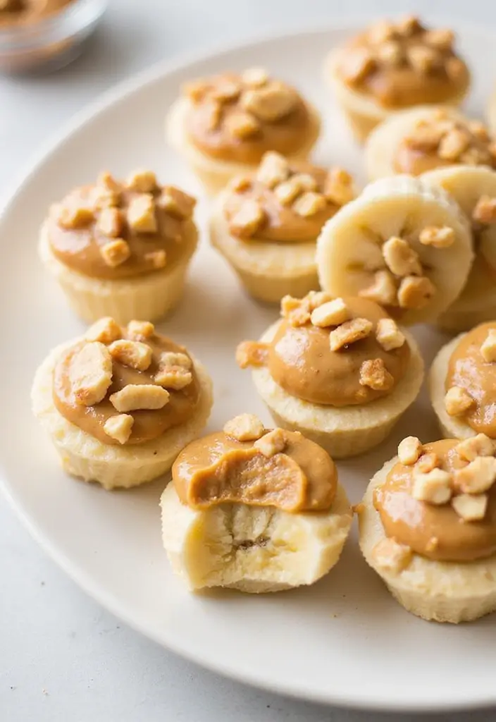 27 Easy After School Snack Recipes Kids Will Love 22 27 Easy After School Snack Recipes Kids Will Love - 4. Peanut Butter Banana Bites