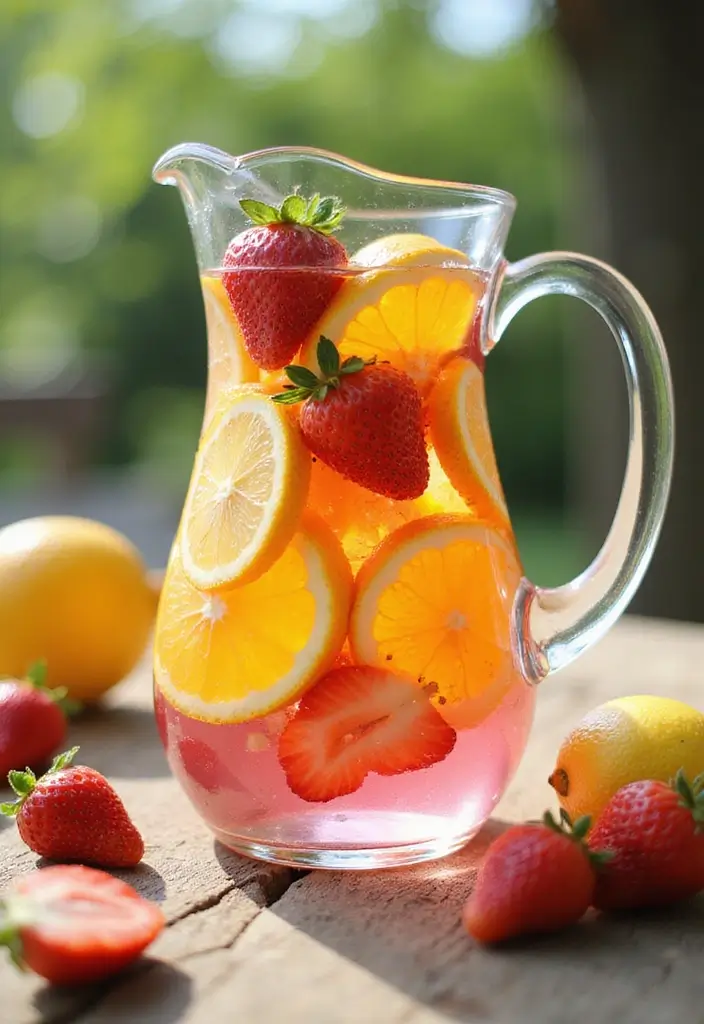 27 Fruit Snack Recipes for Kids That Are Sweet and Nutritious - 11. Fruit-Infused Water