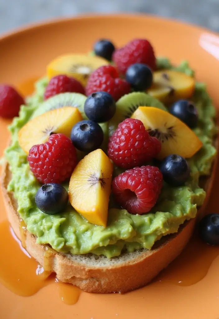 27 Fruit Snack Recipes for Kids That Are Sweet and Nutritious - 13. Avocado and Fruit Toast