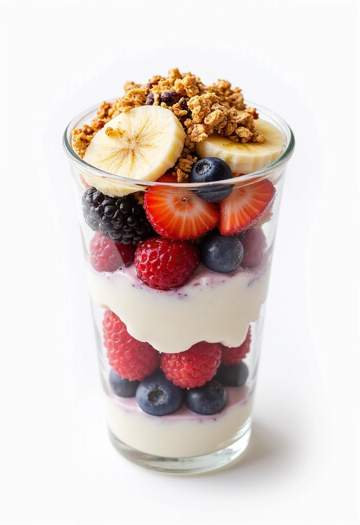 27 Fruit Snack Recipes for Kids That Are Sweet and Nutritious - 2. Fruit Yogurt Parfaits