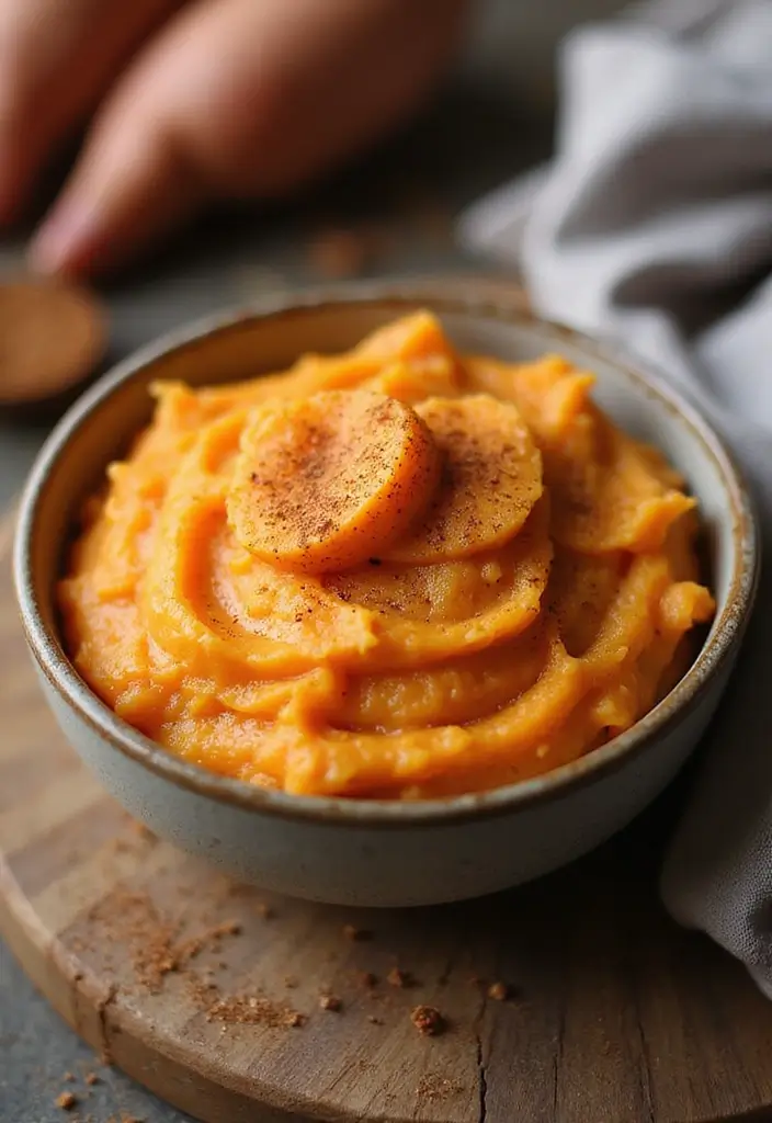 27 Fruit Snack Recipes for Kids That Are Sweet and Nutritious - 20. Sweet Potato and Fruit Mash
