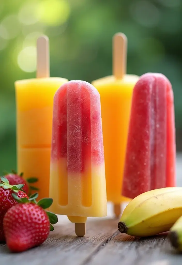 27 Fruit Snack Recipes for Kids That Are Sweet and Nutritious - 3. Fruity Popsicles