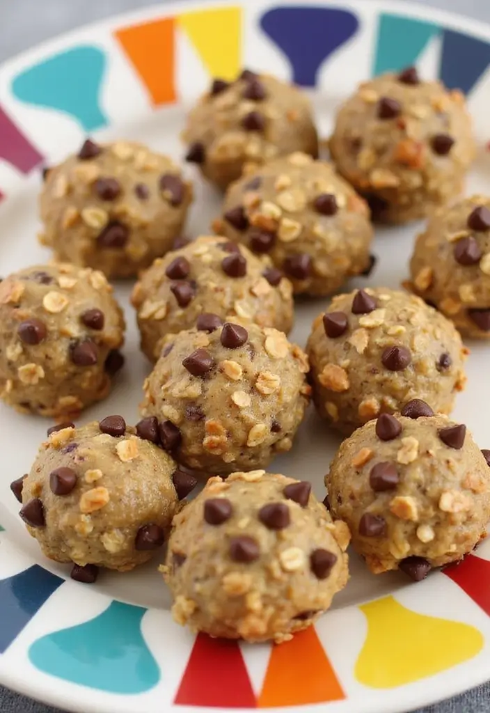 27 Fruit Snack Recipes for Kids That Are Sweet and Nutritious - 5. Banana Oatmeal Energy Bites