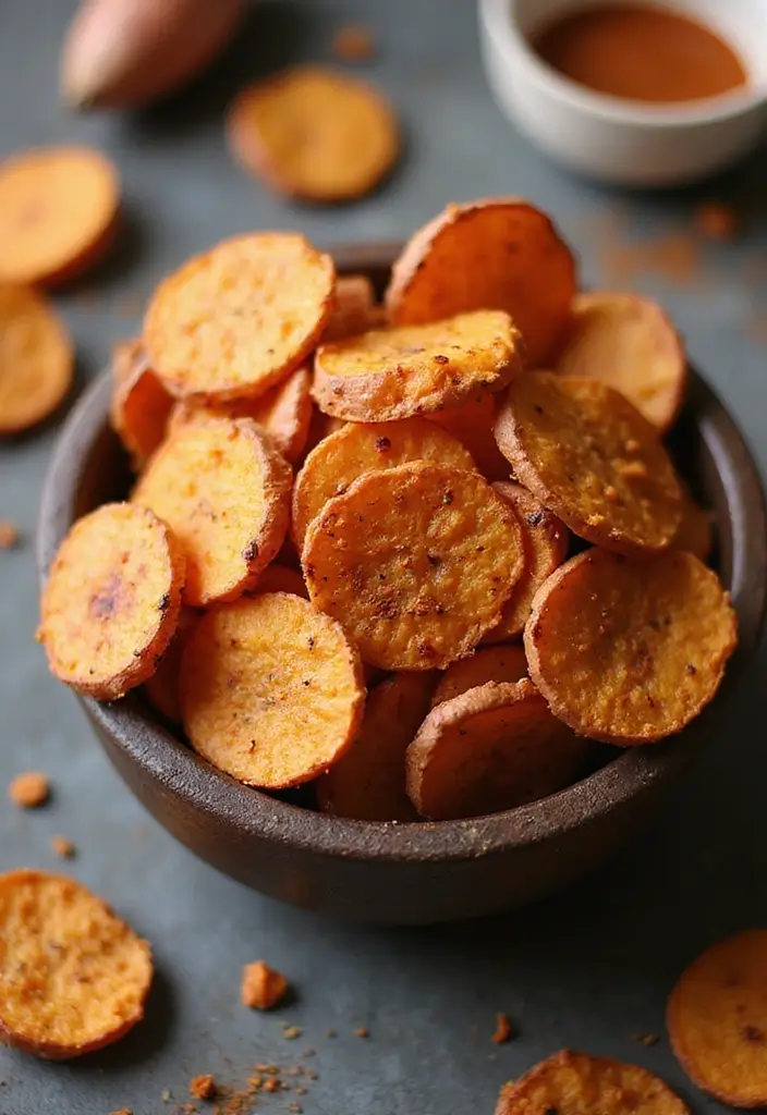 27 Gluten Free Dairy Free Snack Recipes That Taste Delicious 20 27 Gluten Free Dairy Free Snack Recipes That Taste Delicious - 4. Savory Sweet Potato Chips