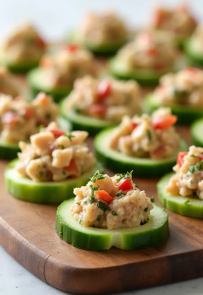 27 Gluten Free Dairy Free Snack Recipes That Taste Delicious 51 27 Gluten Free Dairy Free Snack Recipes That Taste Delicious - 9. Tuna Salad Cucumber Bites