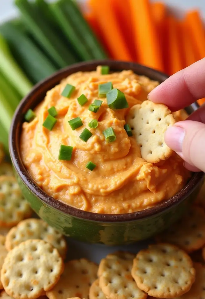 27 Gluten Free Salty Snack Recipes for Every Craving 76 27 Gluten Free Salty Snack Recipes for Every Craving - 12. Buffalo Cauliflower Dip