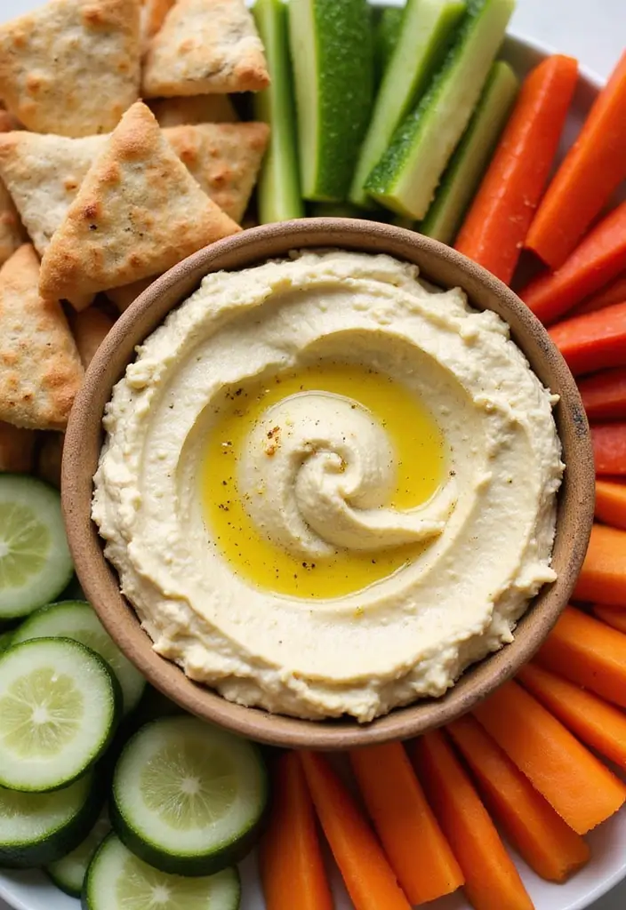 27 Gluten Free Salty Snack Recipes for Every Craving 83 27 Gluten Free Salty Snack Recipes for Every Craving - 13. Roasted Garlic Hummus