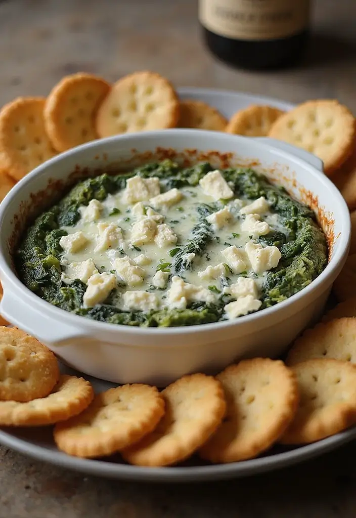 27 Gluten Free Salty Snack Recipes for Every Craving 90 27 Gluten Free Salty Snack Recipes for Every Craving - 14. Baked Spinach and Feta Dip
