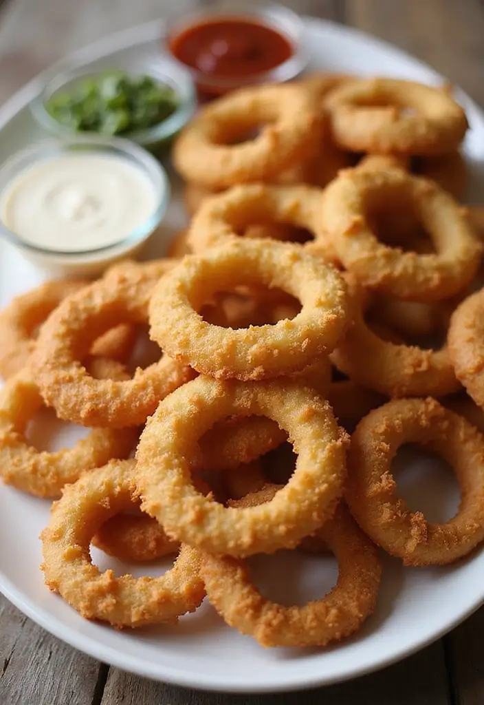 27 Gluten Free Salty Snack Recipes for Every Craving 158 27 Gluten Free Salty Snack Recipes for Every Craving - 24. Onion Rings