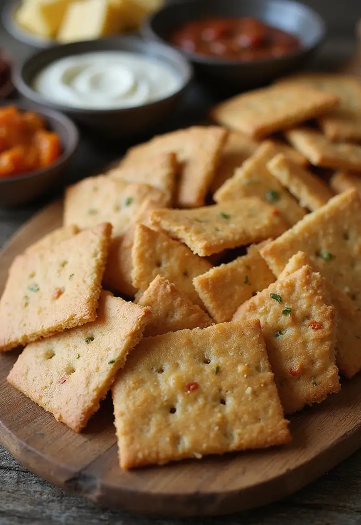 27 Gluten Free Salty Snack Recipes for Every Craving 41 27 Gluten Free Salty Snack Recipes for Every Craving - 7. Savory Gluten-Free Crackers